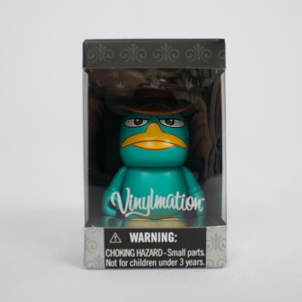 Disney Perry the Platypus Agent P Figure Vinylmation Phineas And Ferb New in Box